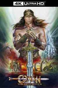 Poster to the movie "Conan the Destroyer" #967854
