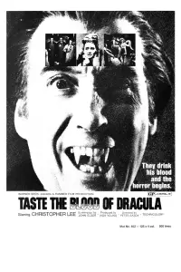 Poster to the movie "Taste the Blood of Dracula" #956650
