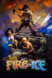 Poster to the movie "Fire and Ice" #1143778