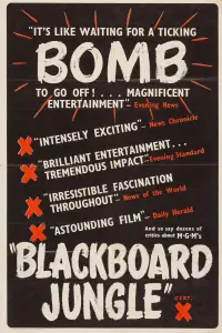 Poster to the movie "Blackboard Jungle" #1082461