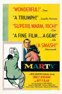 Poster to the movie "Marty" #1010700