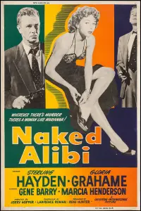 Poster to the movie "Naked Alibi" #668039
