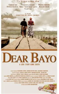 Poster to the movie "Dear Bayo" #825031