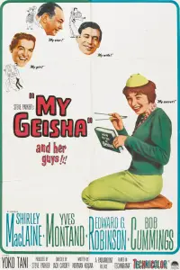 Poster to the movie "My Geisha" #710623