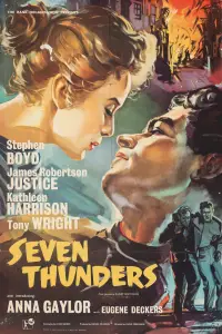 Poster to the movie "Seven Thunders" #1103662