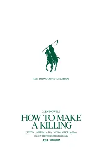 Poster to the movie "How to Make a Killing" #1131659