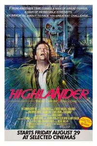 Poster to the movie "Highlander" #904860