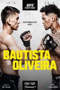 Poster to the movie "UFC Fight Night 266: Bautista vs. Oliveira" #573517