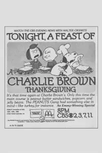 Poster to the movie "A Charlie Brown Thanksgiving" #735603