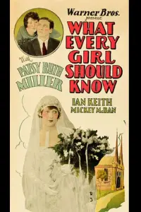 Poster to the movie "What Every Girl Should Know" #1197332