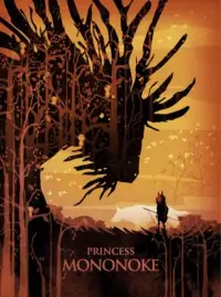 Poster to the movie "Princess Mononoke" #901820