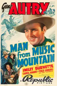 Poster to the movie "Man from Music Mountain" #1222138