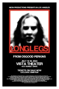 Poster to the movie "Longlegs" #910177