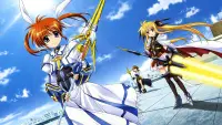 Backdrop to the movie "Magical Girl Lyrical Nanoha: The Movie 2nd A
