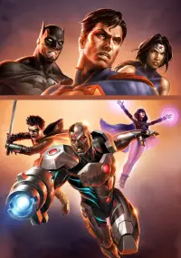 Poster to the movie "Justice League vs. Teen Titans" #1105768