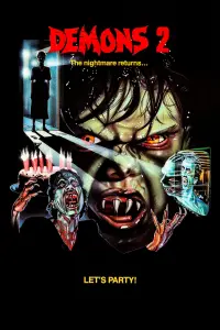Poster to the movie "Demons 2" #968461