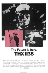 Poster to the movie "THX 1138" #954013