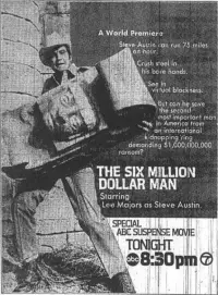 Poster to the movie "The Six Million Dollar Man: The Solid Gold Kidnapping" #990582