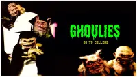 Backdrop to the movie "Ghoulies" #983768