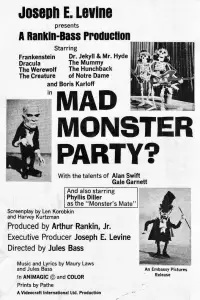 Poster to the movie "Mad Monster Party?" #1033861