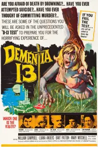 Poster to the movie "Dementia 13" #897185