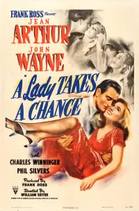 Poster to the movie "A Lady Takes a Chance" #1153529