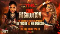 Backdrop to the movie "TNA Final Resolution 2025" #1133732