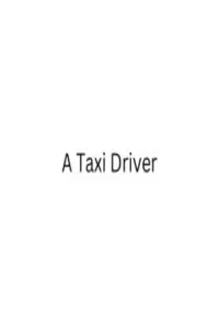 Poster to the movie "A Taxi Driver" #933970