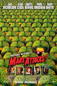 Poster to the movie "Mars Attacks!" #934288