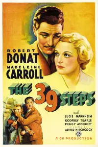 Poster to the movie "The 39 Steps" #941889