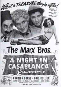 Poster to the movie "A Night in Casablanca" #974067