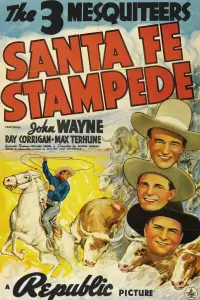 Poster to the movie "Santa Fe Stampede" #996732