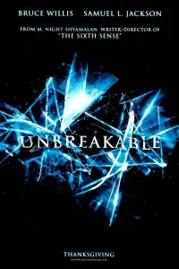 Poster to the movie "Unbreakable" #695360
