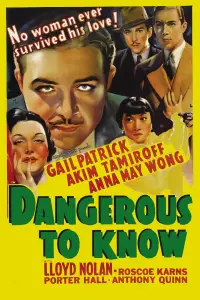 Poster to the movie "Dangerous to Know" #871810