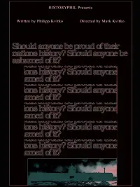 Poster to the movie "Should Anyone Be Ashamed Of Their Nation