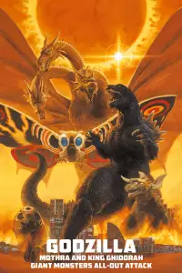 Poster to the movie "Godzilla, Mothra and King Ghidorah: Giant Monsters All-Out Attack" #994027
