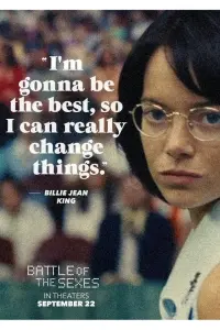 Poster to the movie "Battle of the Sexes" #760921