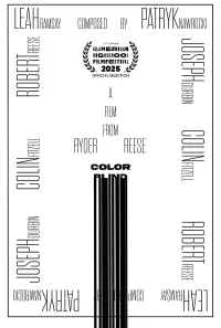 Poster to the movie "color blind" #822579