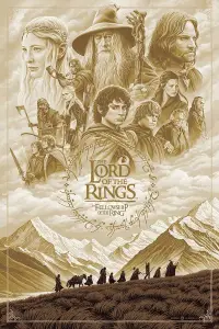 Poster to the movie "The Lord of the Rings: The Fellowship of the Ring" #906805