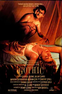 Poster to the movie "Gothic" #1233243