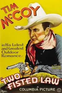 Poster to the movie "Two-Fisted Law" #1128262
