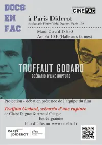 Poster to the movie "Truffaut / Godard, scénario d