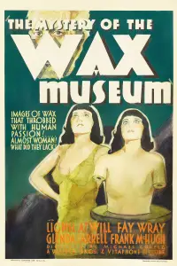 Poster to the movie "Mystery of the Wax Museum" #1094157