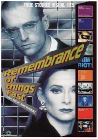 Poster to the movie "Remembrance of Things Fast: True Stories Visual Lies" #1159075