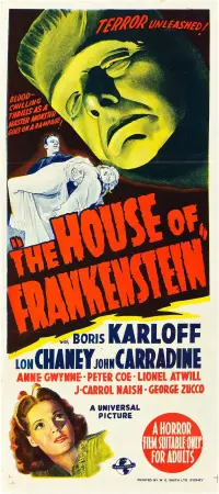 Poster to the movie "House of Frankenstein" #949093
