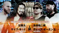 Backdrop to the movie "NJPW World Tag League 2025 - Day 5" #1153867