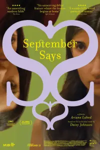 Poster to the movie "September Says" #923598