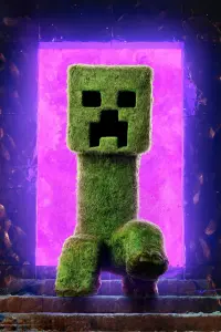 Poster to the movie "Minecraft" #738418
