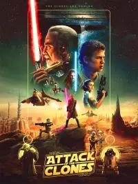Poster to the movie "Star Wars: Episode II - Attack of the Clones" #617123