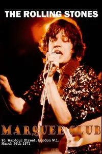 Poster to the movie "The Rolling Stones: The Marquee Club 1971" #890507